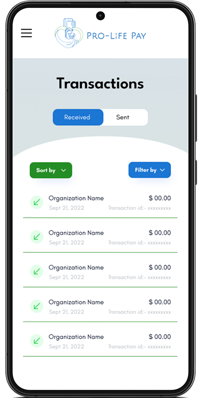 Pro-life Pay App